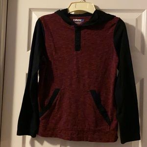 Tony Hawk Long sleeve tee with hood, Boys M